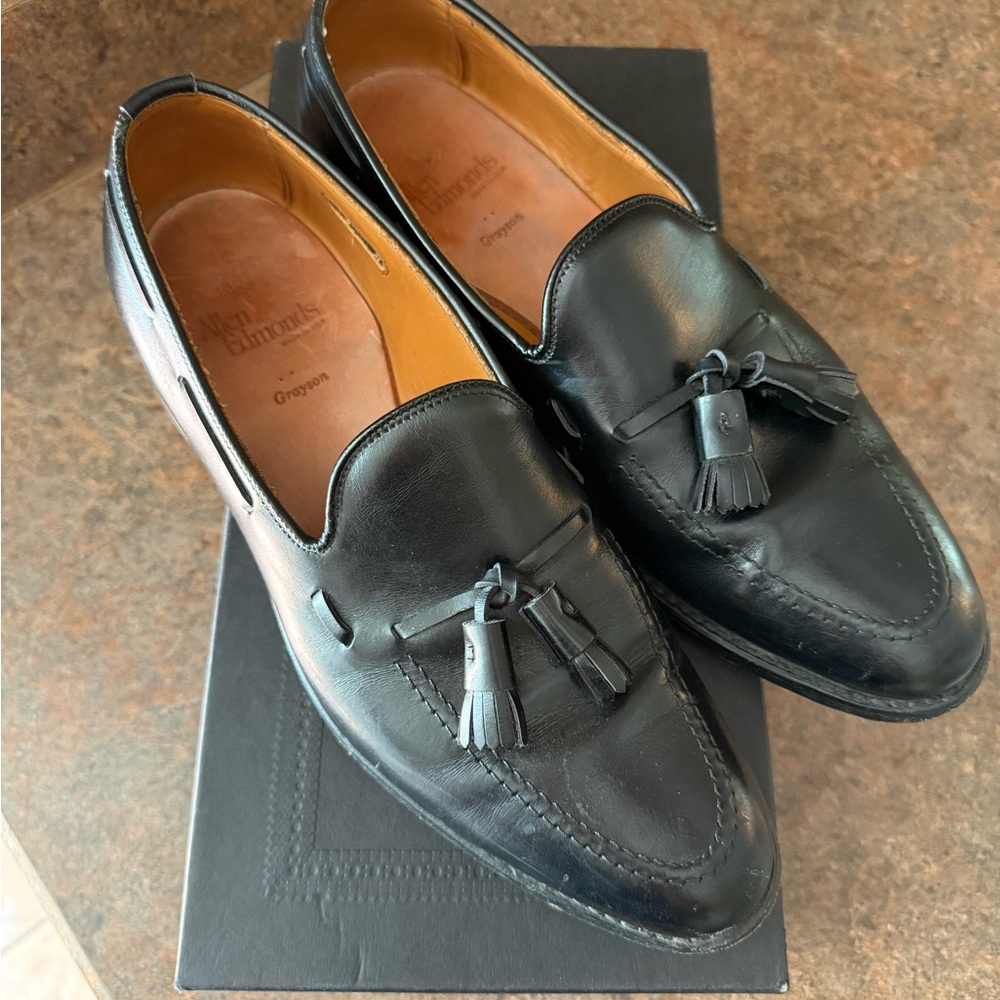 Allen Edmonds Grayson Men’s Shoes Black Size 10 B
